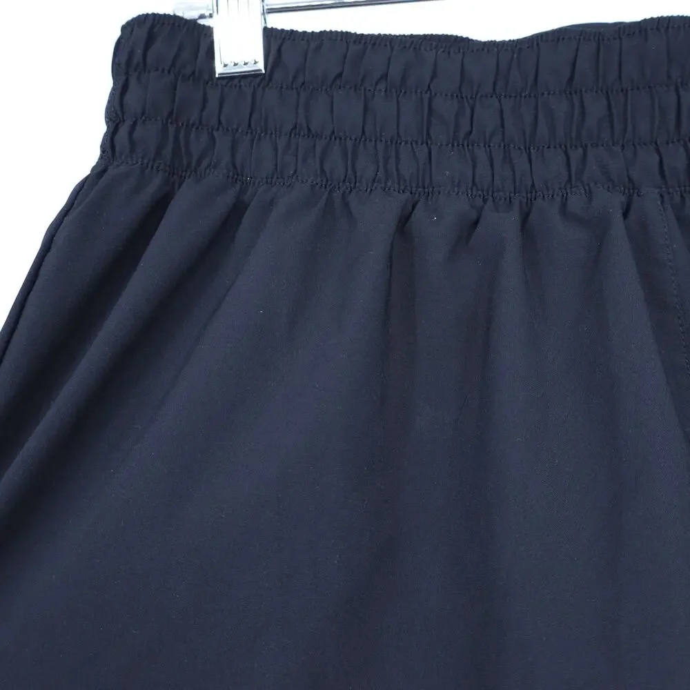 NIKE One Dri Fit 2-in-1 Shorts Black Mid Rise Brief Lined Running Women's M